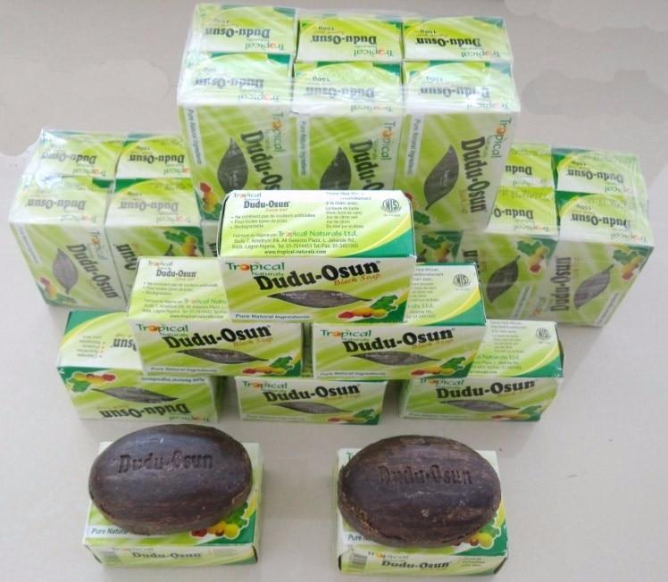 150g Tropical Dudu Osun African Natural Black Soap with Natural Ingredient African Soap Shea moisture Noir Honey Cocoa Aloe