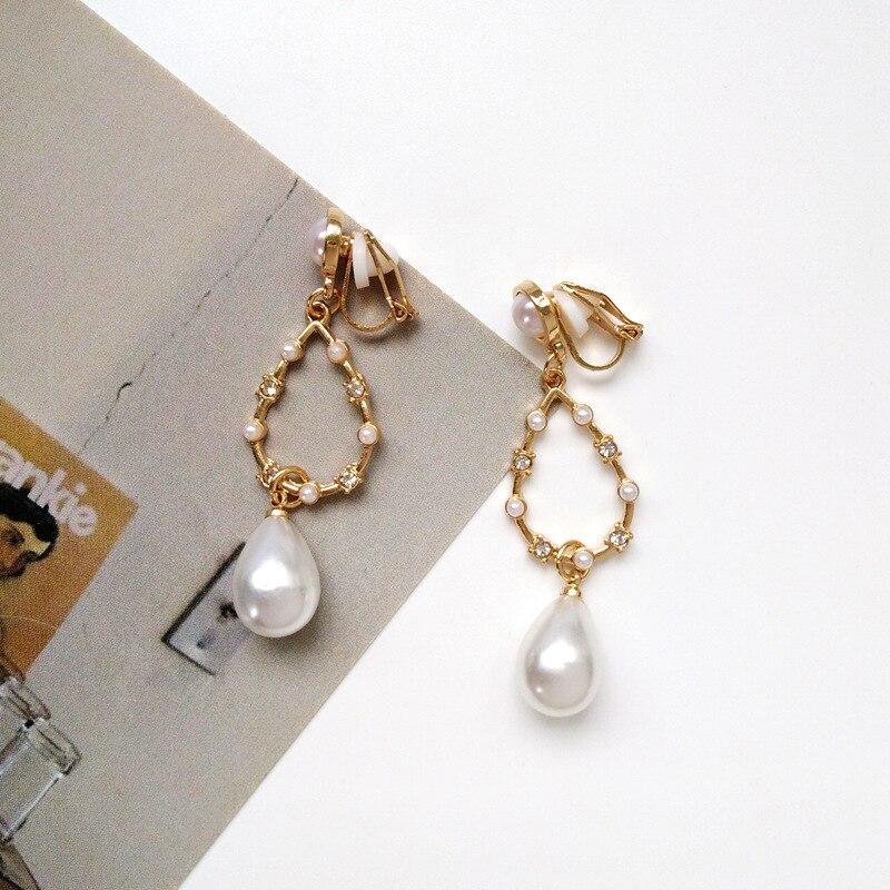 Sweet Lovely Dangle Drop Earring pearl fashion earrings for Girl gift Elegant lady Jewelry 2020 Brincos Female Fashion Jewelry