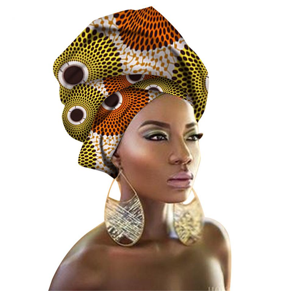 29Color African Head Wraps Nigerian Gele Headtie for Women Rich Print Headband Traditional Bazin Dresses Scarf 50*180CM