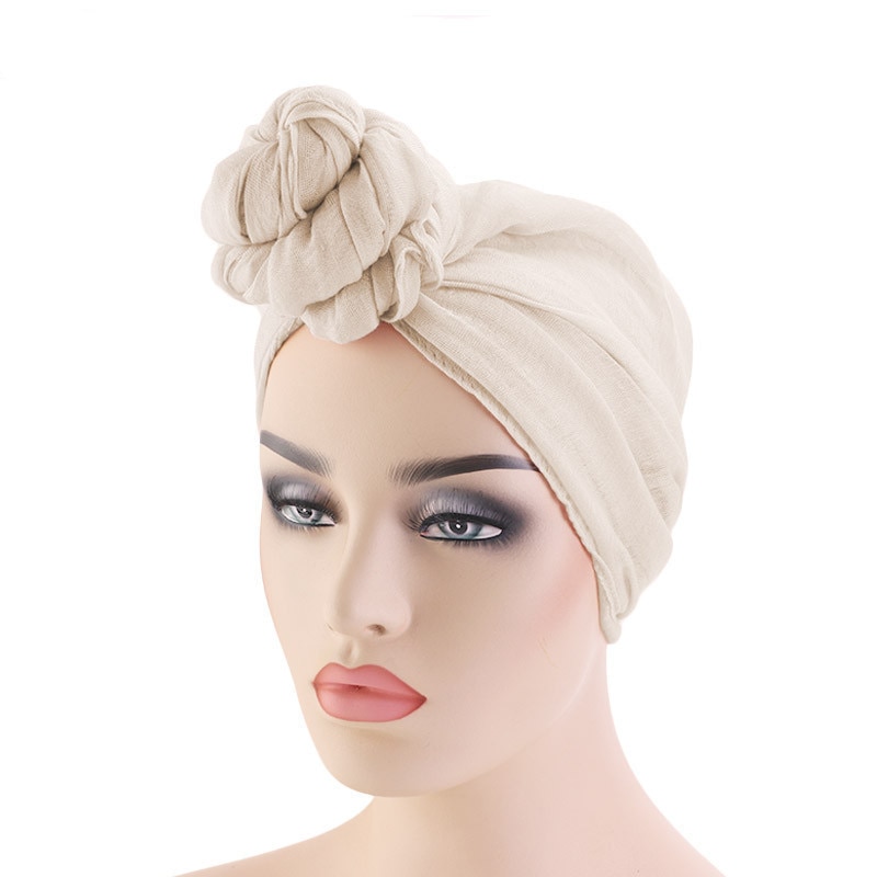 Fashion Women Big Flower Turban Wedding Party Beanie Elegant Cap Head Wrap Stretch Long Hair Scarf headscarf Turban Tie