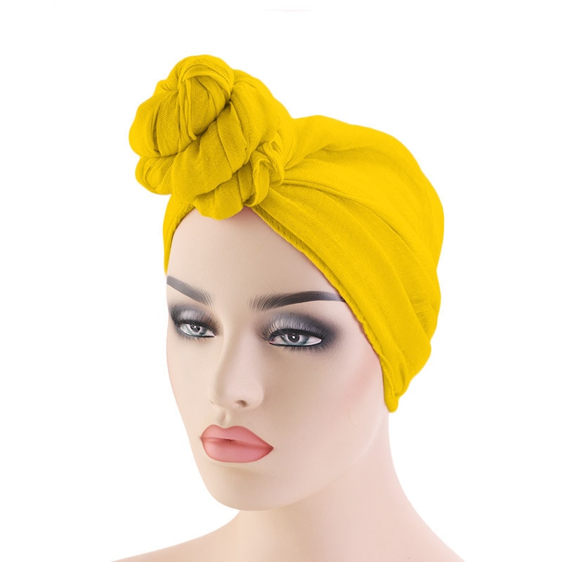 Fashion Women Big Flower Turban Wedding Party Beanie Elegant Cap Head Wrap Stretch Long Hair Scarf headscarf Turban Tie