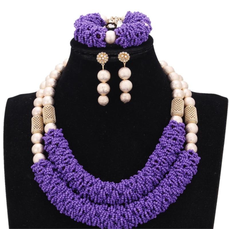 Dudo Orange Amazing African Beads Jewelry Sets Crystal Necklace Set Wedding Nigerian Bridal 3 Pics Sets Free Shipping 2018 Gold