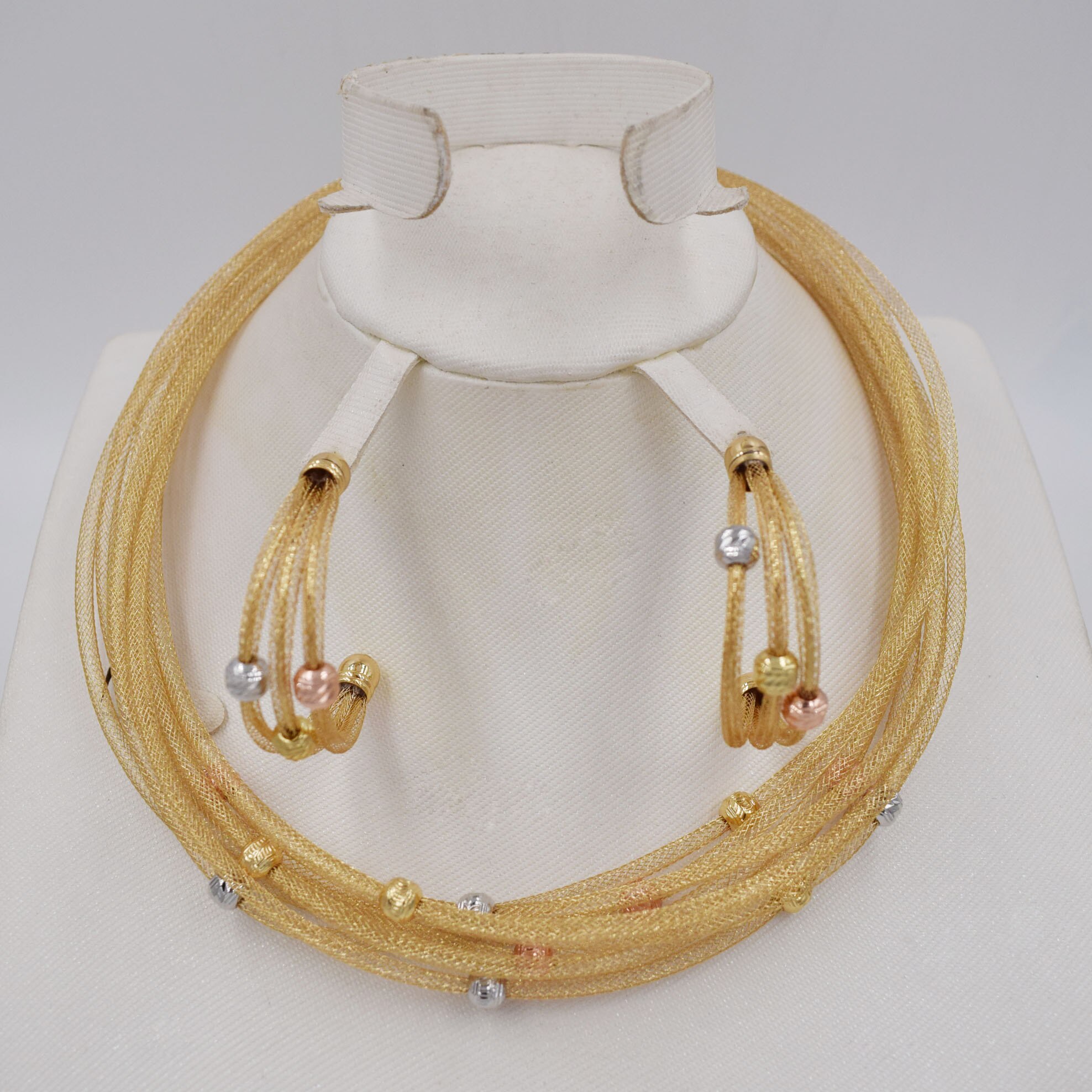 New design High Quality Dubai set Gold Color Jewelry Set For Women african beads jewelry fashion jewelry