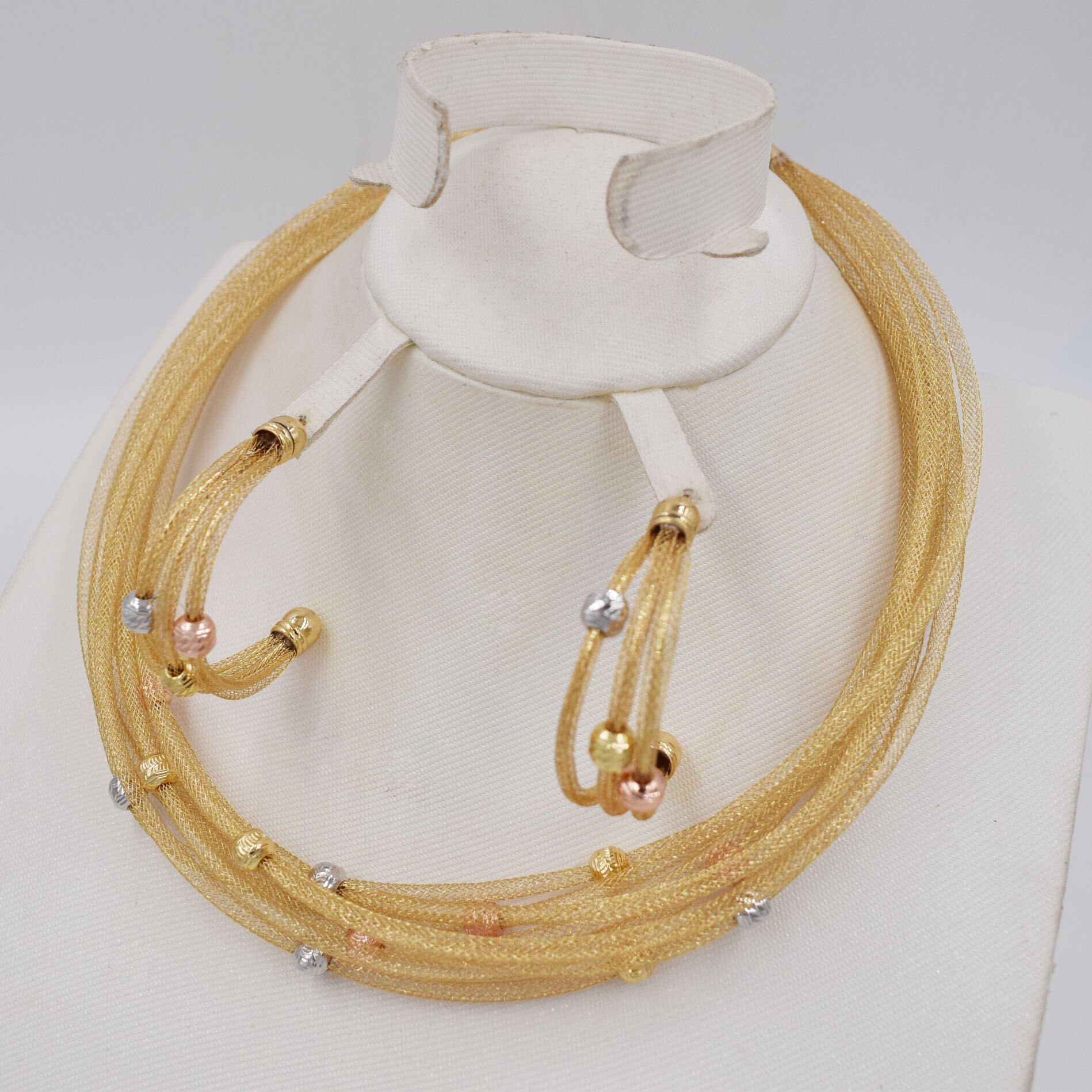 New design High Quality Dubai set Gold Color Jewelry Set For Women african beads jewelry fashion jewelry