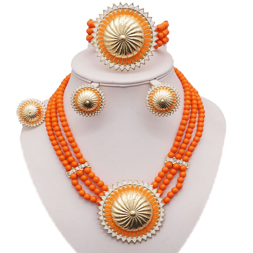 african bead jewelry sets fine bridal jewelry sets wedding jewelry sets african gold jewelry women beads necklace earrings