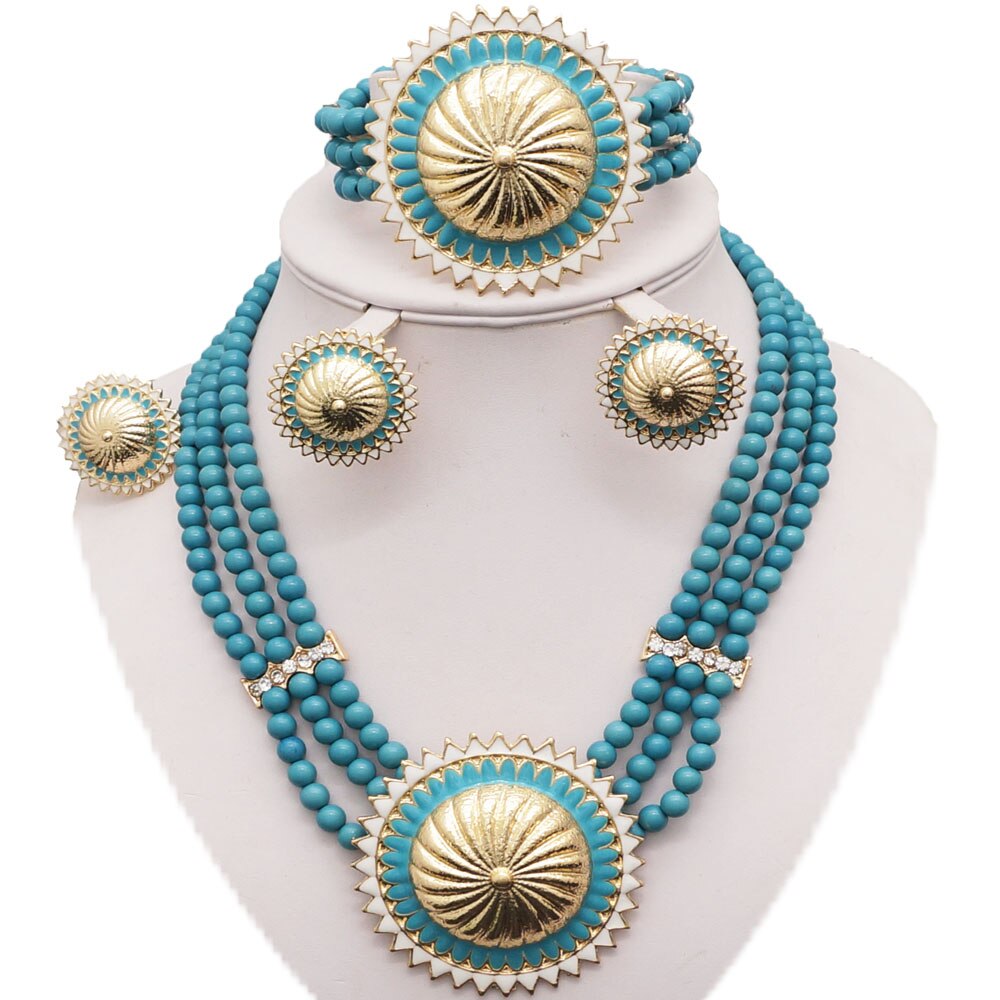 african bead jewelry sets fine bridal jewelry sets wedding jewelry sets african gold jewelry women beads necklace earrings