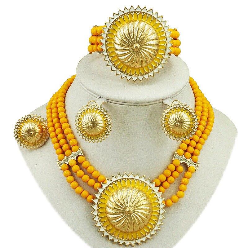 african bead jewelry sets fine bridal jewelry sets wedding jewelry sets african gold jewelry women beads necklace earrings