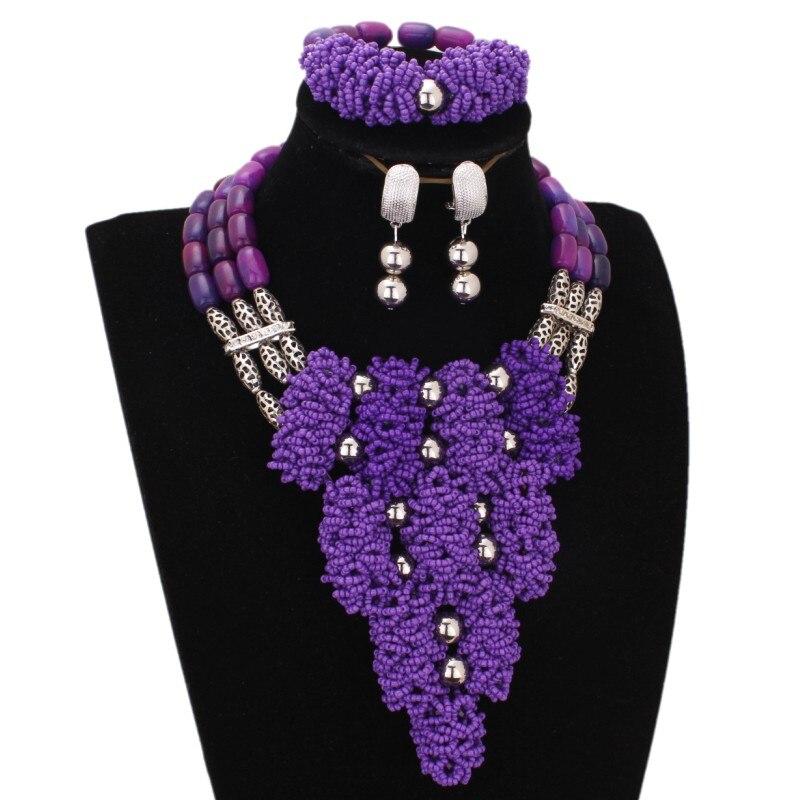 Dudo Luxury Multi Layers Bridal Jewelry Set African Genunine Coral Beads Nigerian Wedding Jewelry Set Big Celebrity Party Gift