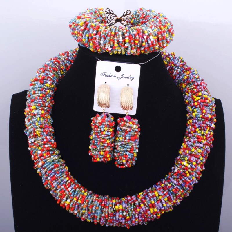 Dudo Luxury Multi Layers Bridal Jewelry Set African Genunine Coral Beads Nigerian Wedding Jewelry Set Big Celebrity Party Gift