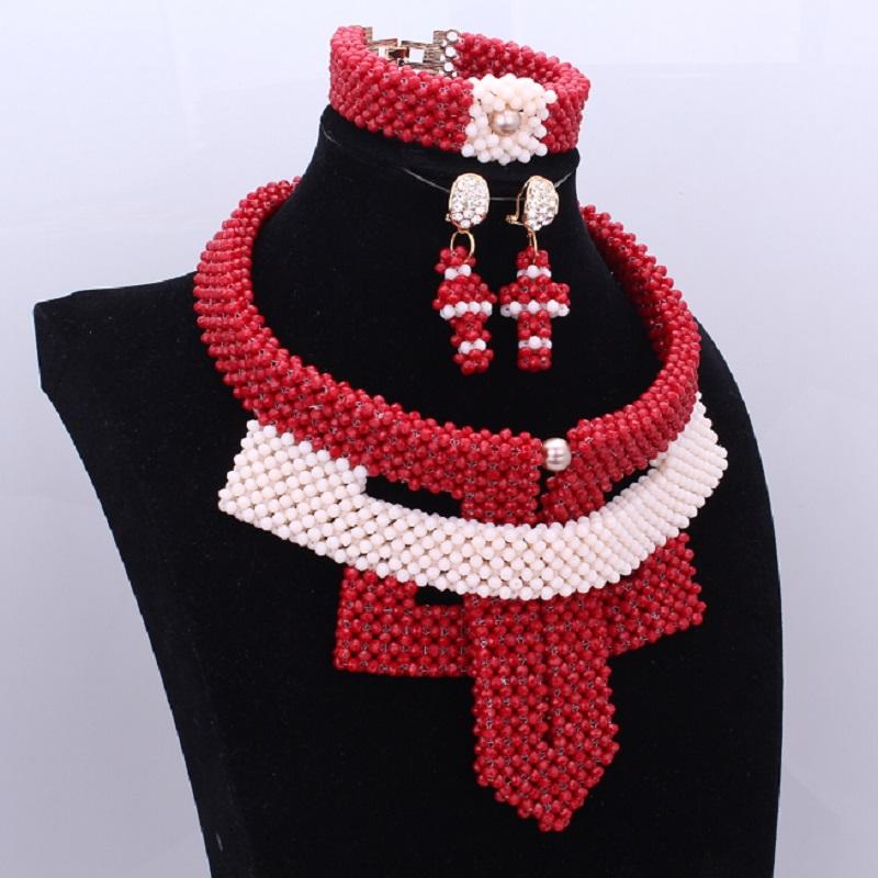 Dudo Jewelry Nature Orange African Bridal Coral beads Jewelry Set For Nigerian Women 5 Layers Jewellery Set Free Shipping 2018