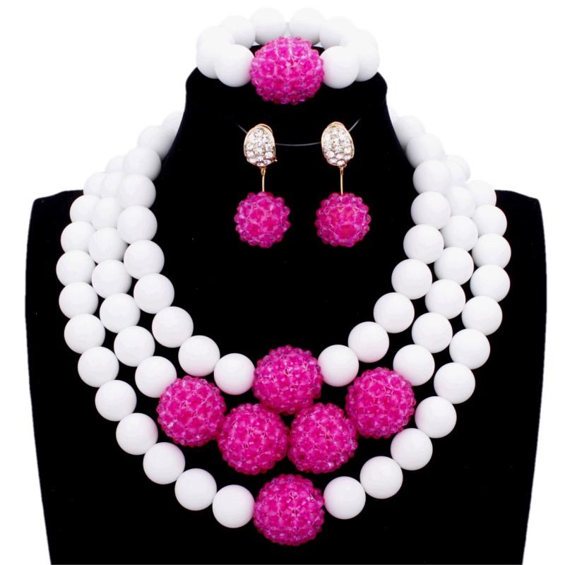 Fashion African Nigerian Wedding Necklace Earrings Bracelet Big Size Orange Coral Beads Jewelry Set For Women Free Shipping