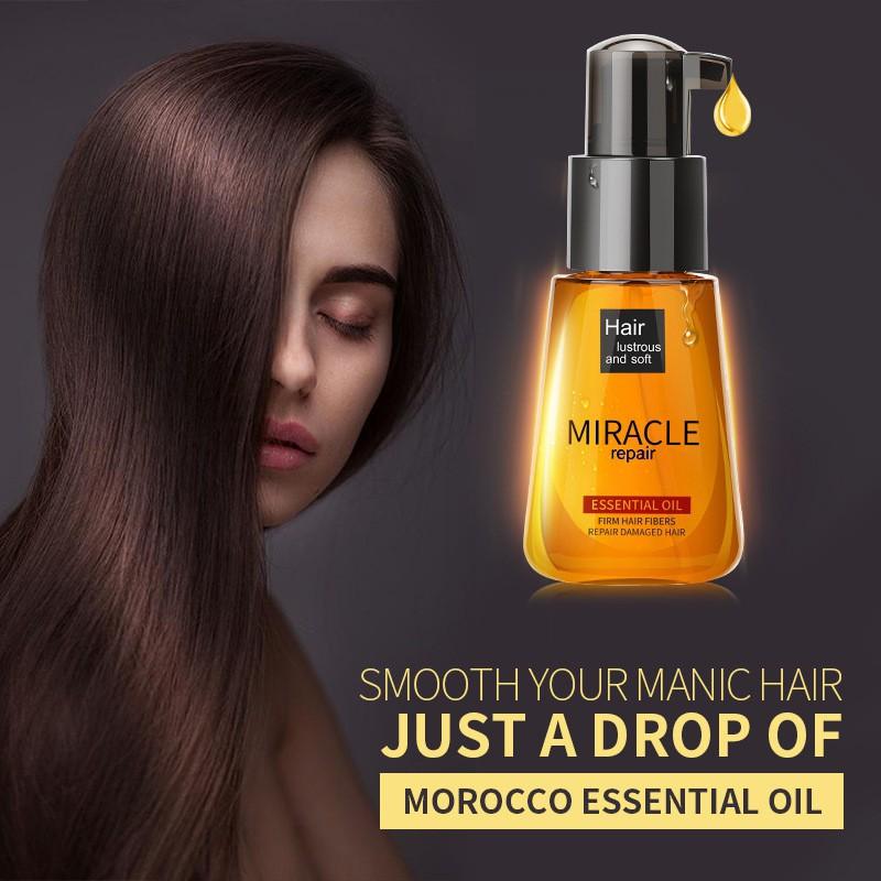 Morocco Argan Oil Hair Care Essence Nourishing Repair Damaged Improve Split Hair Rough Remove Greasy Treatment Hair Care