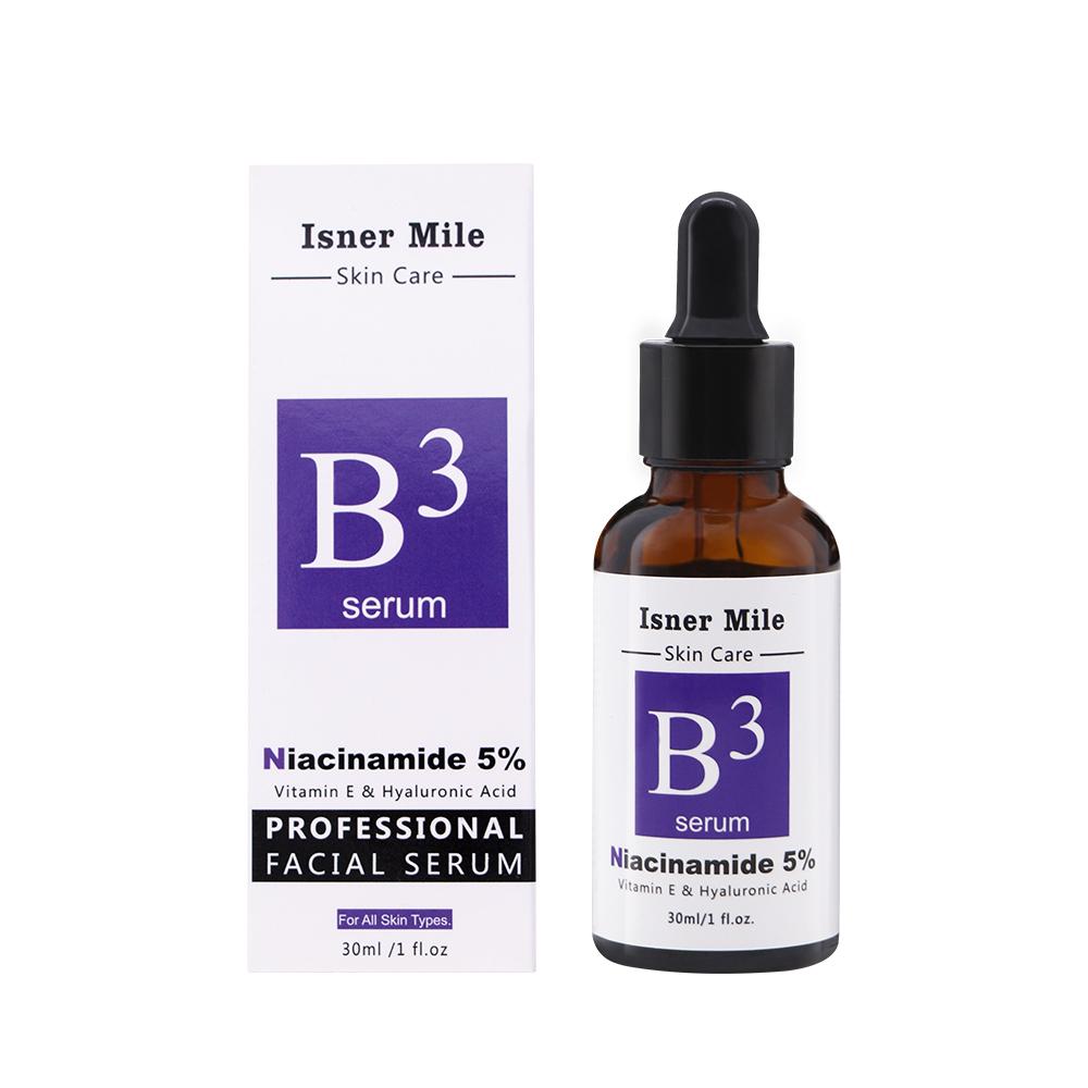 ISNER MILE Niacinamide 5% Face Facial Serum Vitamin B3 Serum Firming Repair Skin Anti Wrinkle Anti Acne Anti Aging SkinCare 30ML