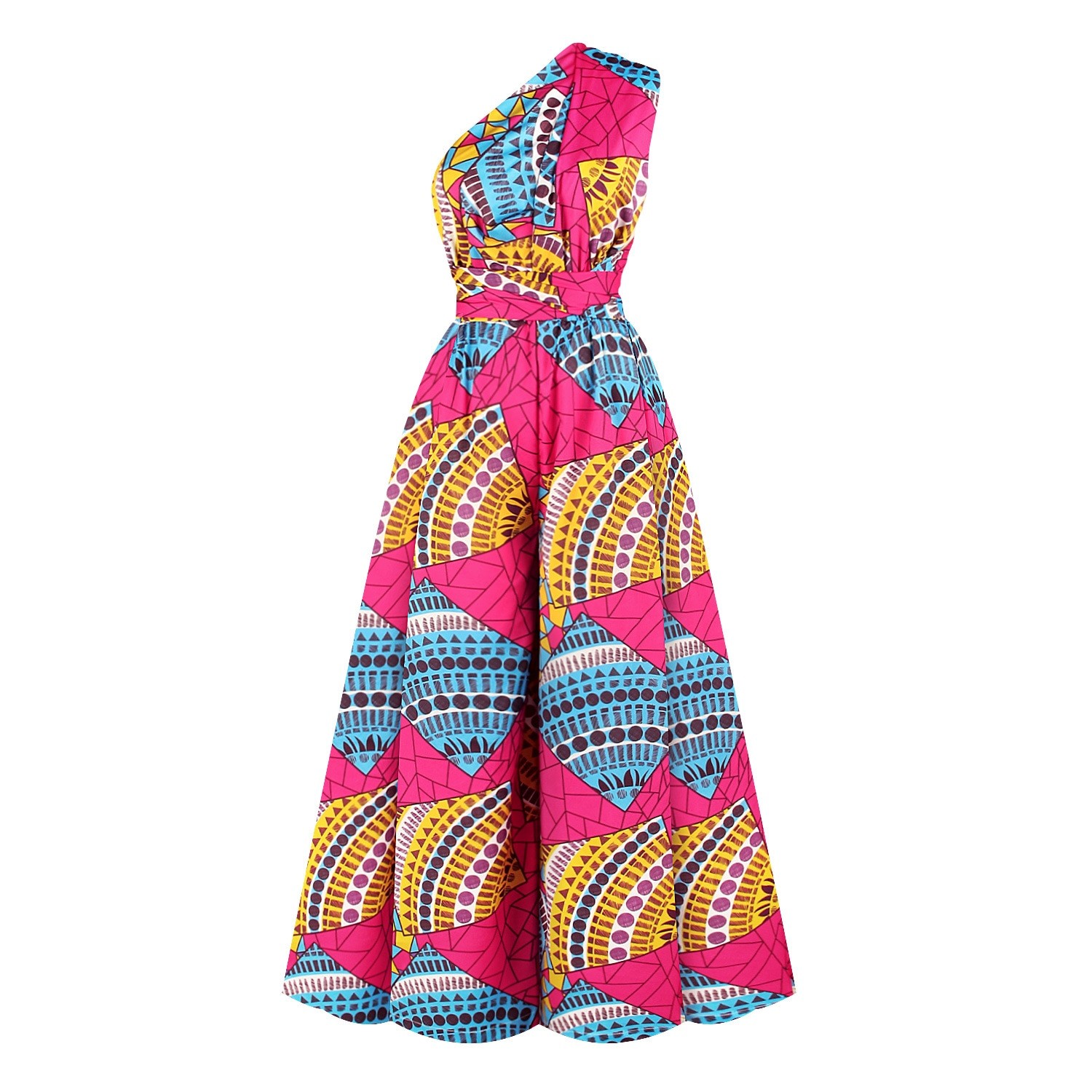 Women African Jumpsuits Traditional Print African Clothing Dashiki Ankara Trousers Multiple Wear Batik Pants African Clothes