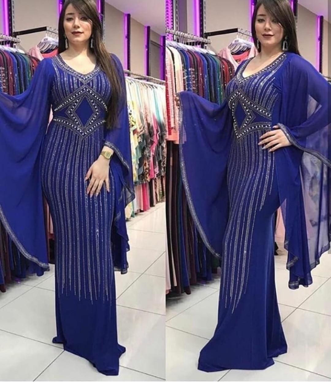 2019 new elegent fashion style african women plus size long dress L-XXL