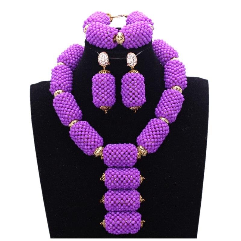 4ujewelry African Edo Traditional Bridal Jewelry Sets 100% Nature White Coral Necklace Set With Gold Blining Flower Bellow 2019