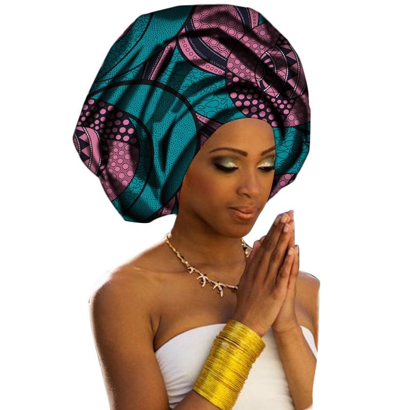 New African auto gele headtie Nigerian head wrap wedding headwear sego headband african headtie