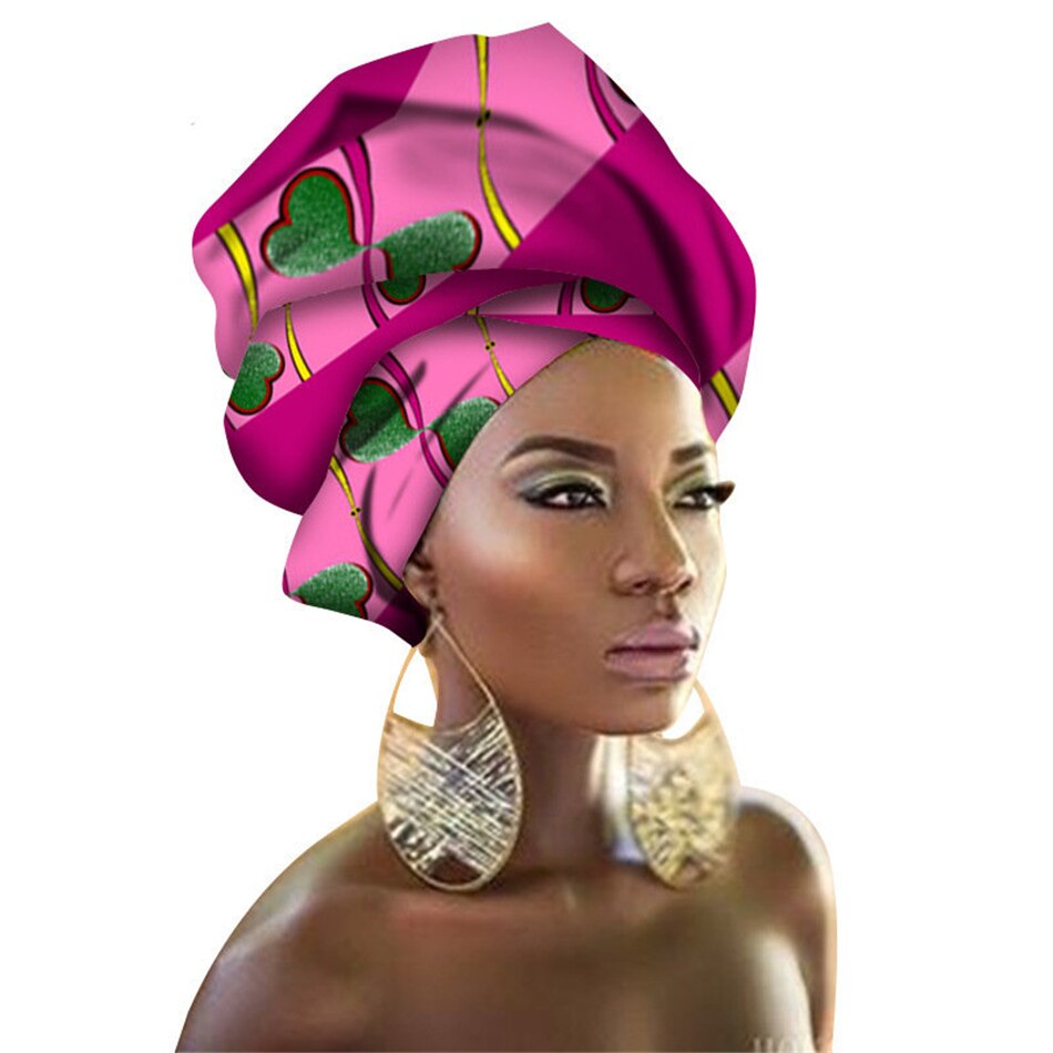 31Color African Headtie for Women Geometric Bazin 100%Scarf 2020 New Africa Traditional Fashion Dress Adult 90*110CM