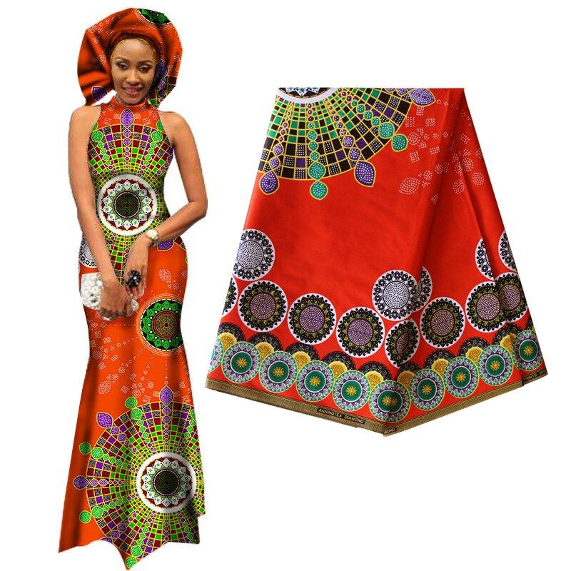 Elegant Africa Ankara Prints Wax Fabric 100% Cotton High Quality Guaranteed Real Dutch Patchwork for Women Party Dress 6yards