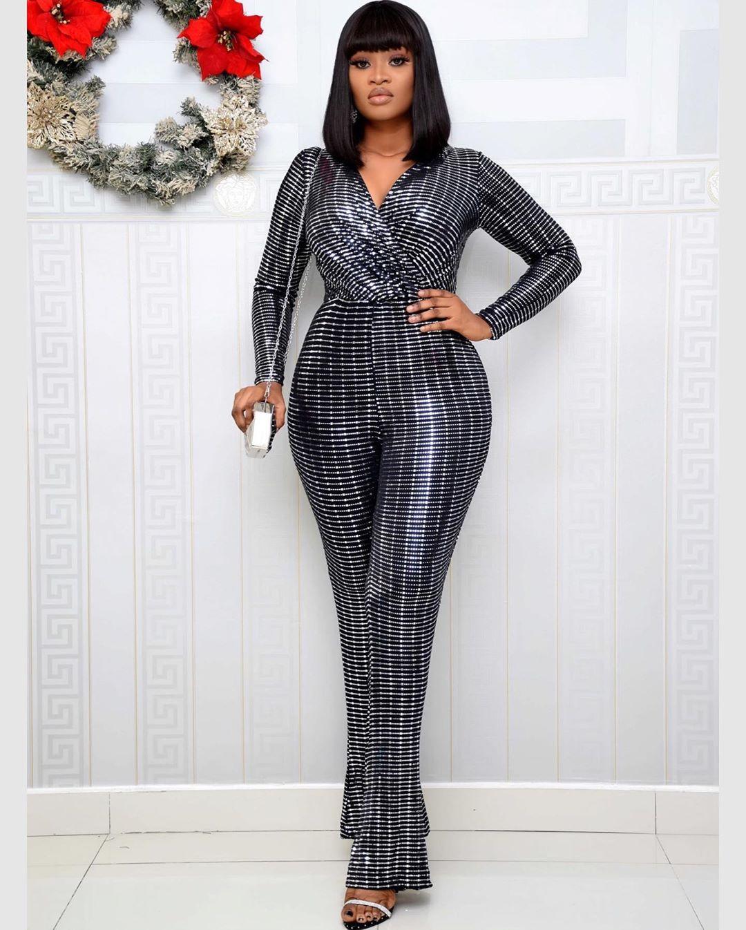 Dashiki Jumpsuit African Clothing For Women 2020 Design Bazin For Lady Elegant Stylish Jumpsuit Female Overalls Africa Clothing