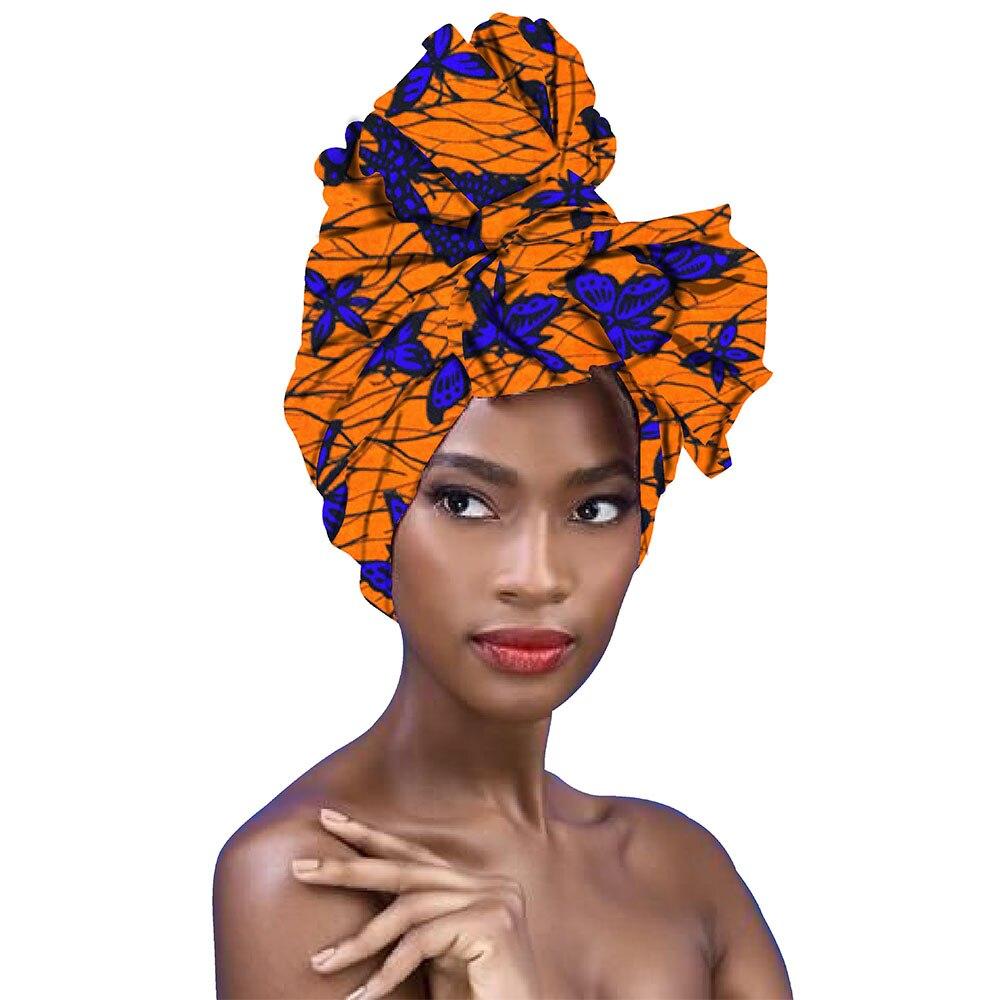 african head Scarf print cotton wax high quality african scarf for women african clothing Bazin Rich Headwear Hanband A18h003