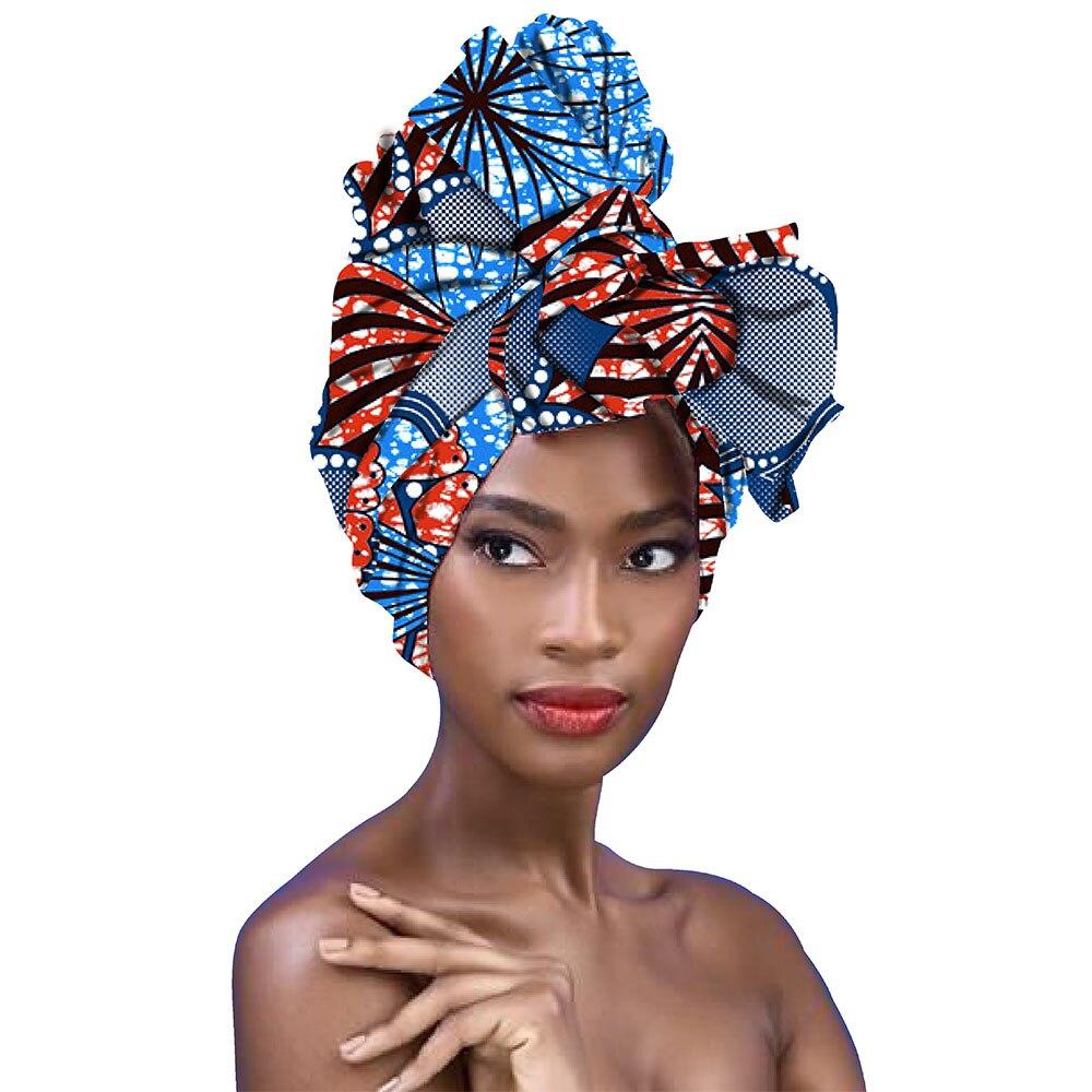 african head Scarf print cotton wax high quality african scarf for women african clothing Bazin Rich Headwear Hanband A18h003