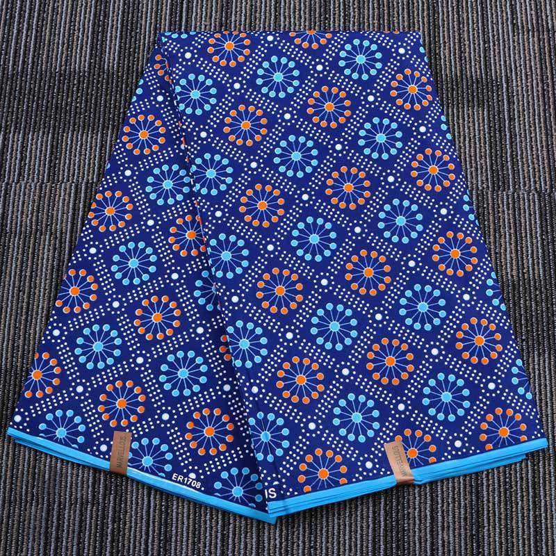 2019 New Arrival 100% Polyester Wax Africa Ankara Fabric Real Dutch Printing Wax Tissu High quality for Party Dress 6yards Woman