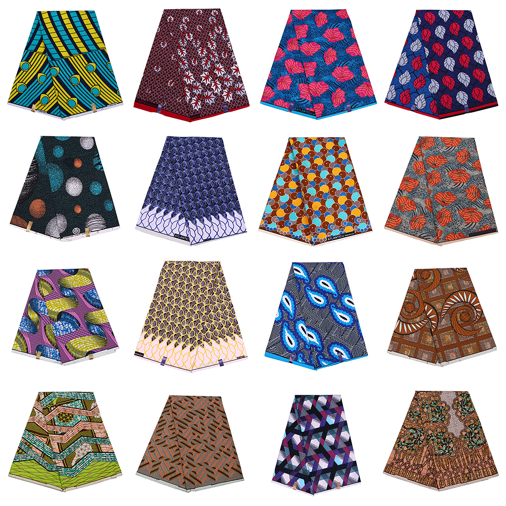 African Fabric, Calico Ankara Flower Coat Batik, High Quality African Fabric for Banquet Dresses, 6 Yards , 3 Yards FP6114