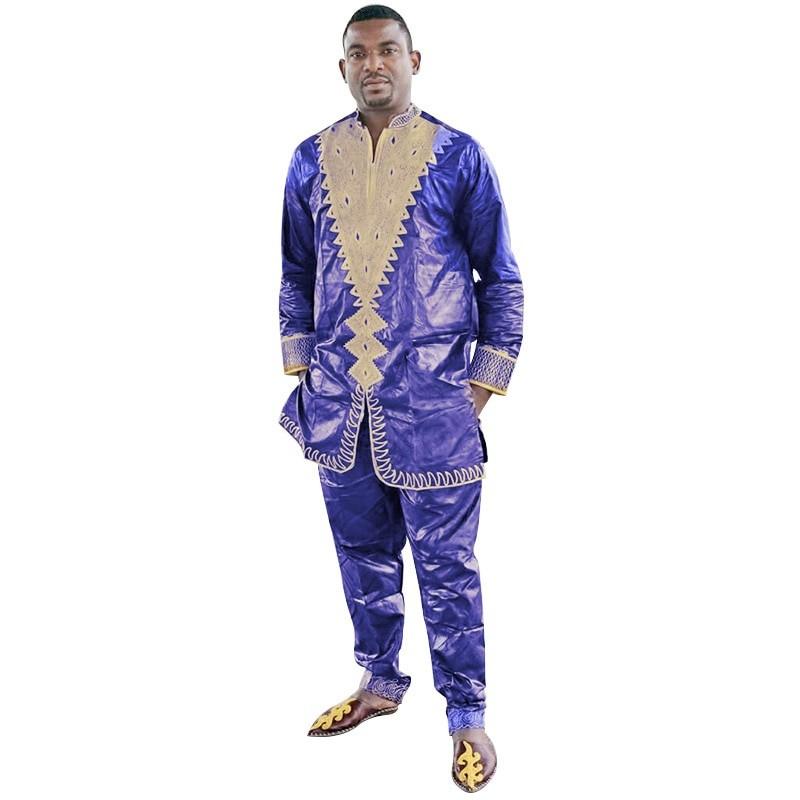 african clothes dashiki traditional mens african clothing african bazin riche design LC044#