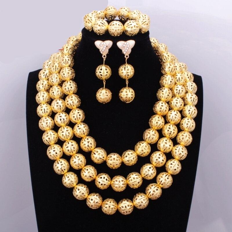 Fashion African Nigerian Wedding Necklace Earrings Bracelet Big Size Orange Coral Beads Jewelry Set For Women Free Shipping