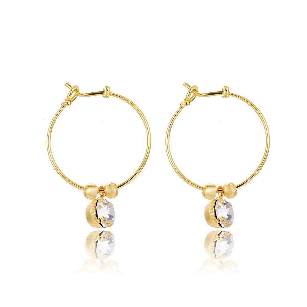 Wando Fashion Dubai jewelry hollow Street Style Gold colour France Earrings For Women Punk Party Earrings for Women/Girl E82