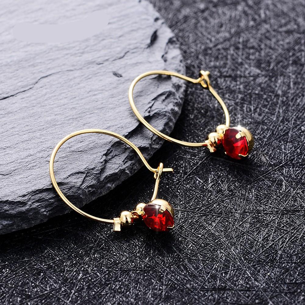 Wando Fashion Dubai jewelry hollow Street Style Gold colour France Earrings For Women Punk Party Earrings for Women/Girl E82