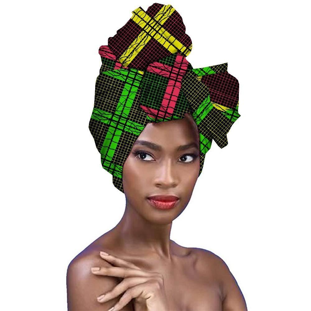 2019 dashiki African Head Scarf print cotton high quality african traditional Bazin Rich Headwear A6S05